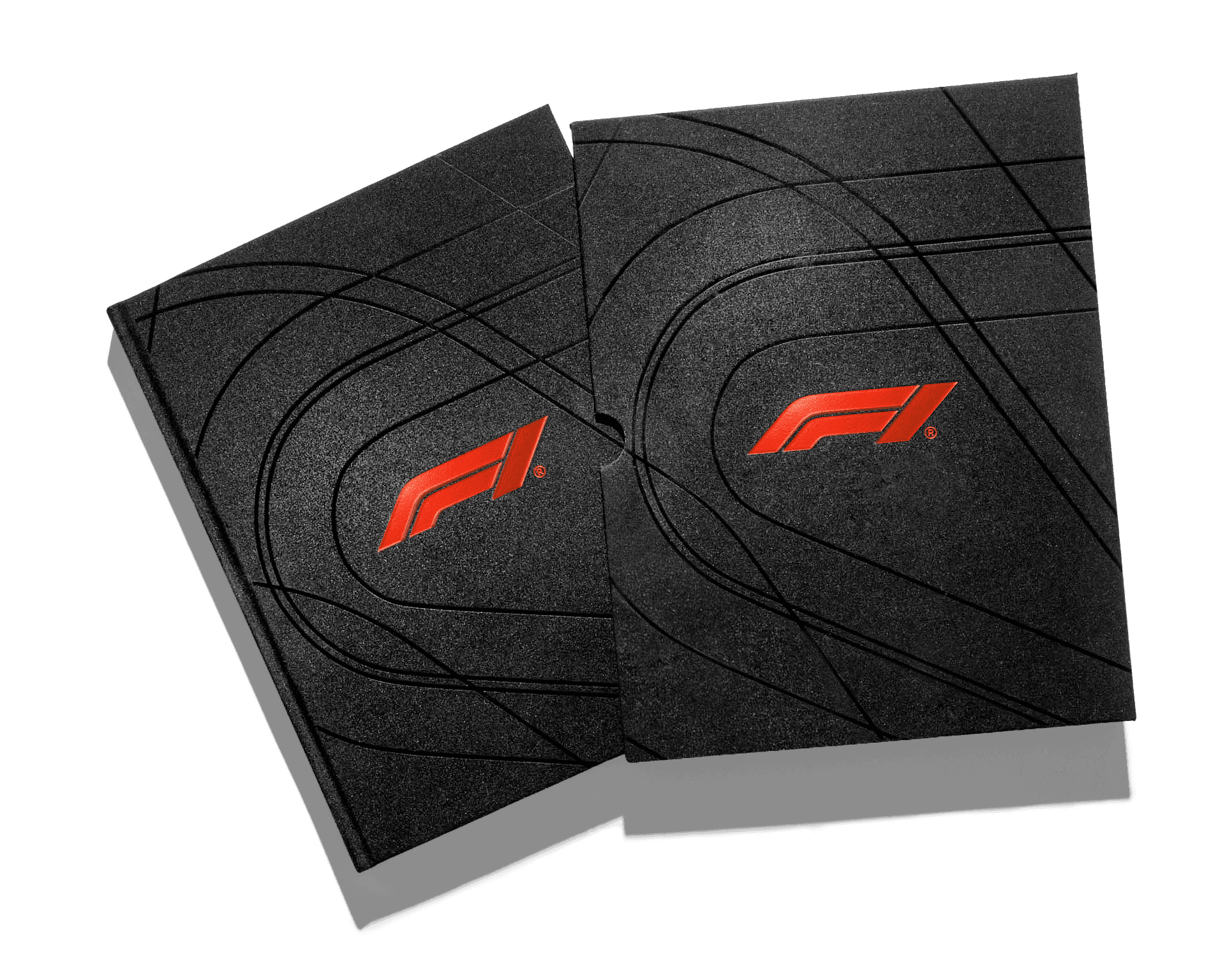 F1: 75 Years of Racing, sliding out of its slipcase